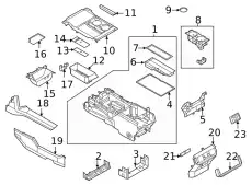 Коврики в салон FORD ML3Z15045G34DB