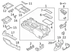 Коврики в салон FORD ML3Z15045G34GA