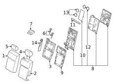 Коврики в салон FORD ML3Z18045G34AB