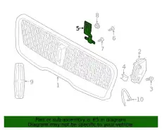 MOULDING MA1Z8419B FORD