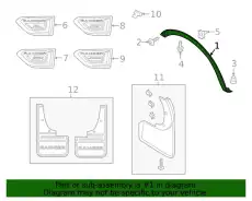 MOULDING LB3Z16039BA FORD