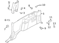 MOULDING M2DZ9842410AA FORD
