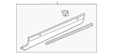 MOULDING - DOOR OUTSIDE FA1Z5825557CA FORD
