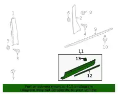 MOULDING - DOOR OUTSIDE FA1Z5825557CA FORD