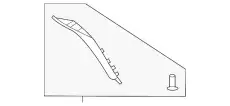 MOULDING - WINDSHIELD M2DZ7803599BA FORD