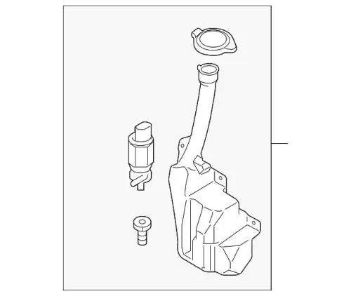 RESERVOIR - WINDSHIELD WASHER GR3Z17618B FORD
