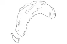 Подкрылок FORD LB5Z16102C
