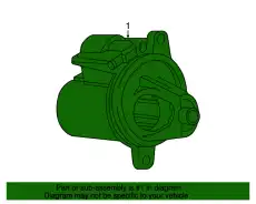 Стартер FORD 2C3Z11002B