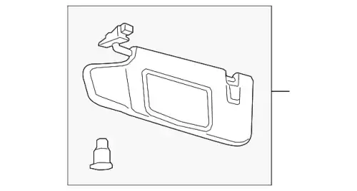 VISOR ASY - SUN KR3Z6304105DA FORD