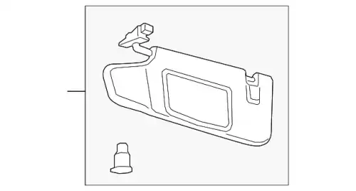 VISOR ASY - SUN KR3Z7604105DA FORD
