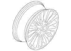 WHEEL ASY MA1Z1007A FORD