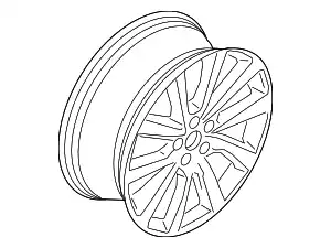WHEEL ASY MA1Z1007B FORD
