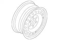WHEEL ASY KB3Z1015D FORD