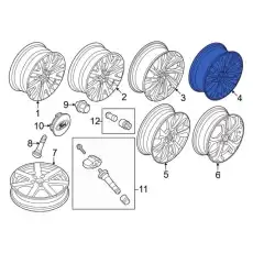 WHEEL ASY LV4Z1007M FORD
