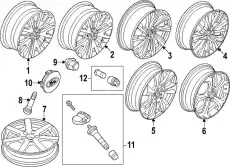 WHEEL ASY LV4Z1007M FORD