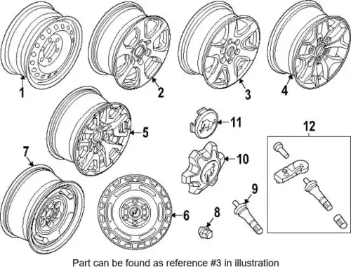WHEEL ASY M2DZ1007P FORD