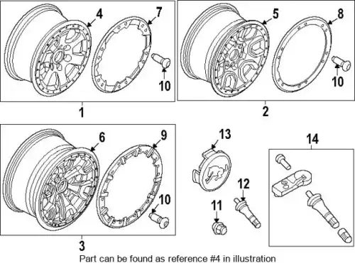WHEEL ASY N2DZ1007EA FORD