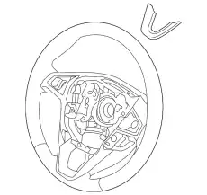 WHEEL ASY - STEERING G2GZ3600AAM FORD