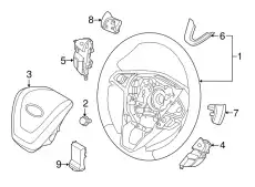 WHEEL ASY - STEERING G2GZ3600AAM FORD