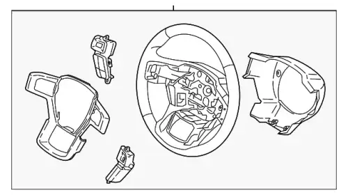 WHEEL ASY - STEERING LC3Z3600FE FORD