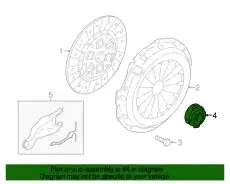 Подшипник выжимной сцепления MAZDA G56016510B