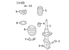 54651N9200 АМОРТИЗАТОР 'TUCSON 2.0Л' HYUNDAI