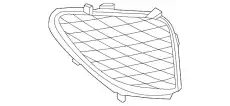 Решетка бампера HYUNDAI / KIA 86543AR700