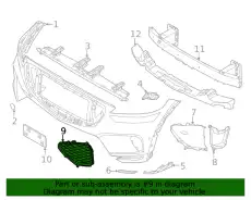 Решетка бампера HYUNDAI / KIA 86543AR700