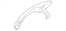Ручка двери HYUNDAI / KIA 83651AR000