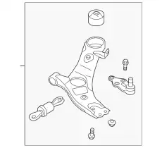 Рычаг подвески HYUNDAI / KIA 54501S1AA0