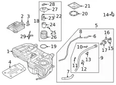 ТОПЛИВНЫЙ НАСОС 31111J4100 HYUNDAI