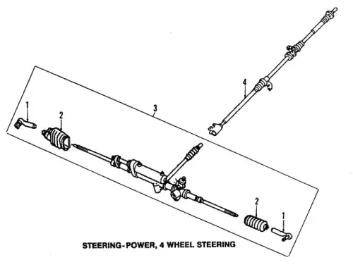 Рулевой наконечник MAZDA 8AG132280