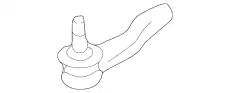 Рулевой наконечник MAZDA 8AT132280