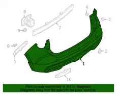 БАМПЕР 850225R01J NISSAN