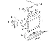 RADIATOR,(CORE SIZE 30 5/16IN X 15IN X 5/8IN CODE DCX)(16MM CORE) 52485608 PONTIAC
