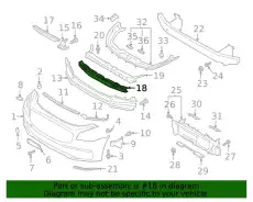 Абсорбер-усилитель бампера KIA 86520J6100