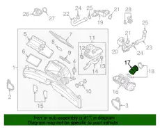 air hose for pressure side 079145834D BENTLEY