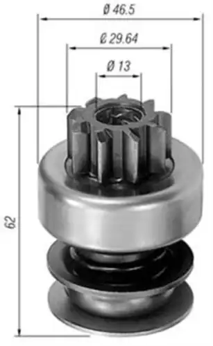 ZN0141 Бендикс 940113020036 MAGNETI MARELLI