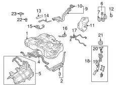 Pump,Fuel-Sub KL4713350 MAZDA