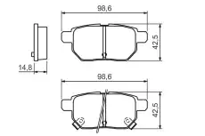Тормозные колодки дисковые BOSCH 0 986 494 328