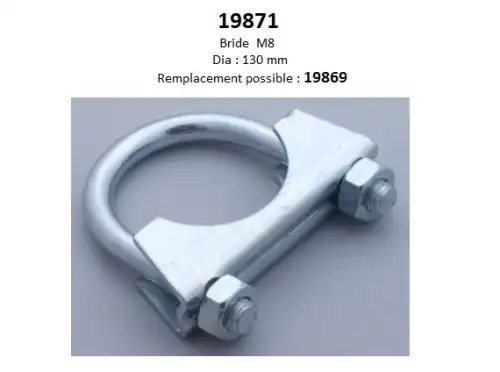 Хомут d127мм 124 66 008 19871 HOBI