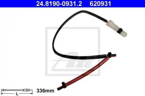 Датчик тормозных колодок ATE 24.8190-0931.2