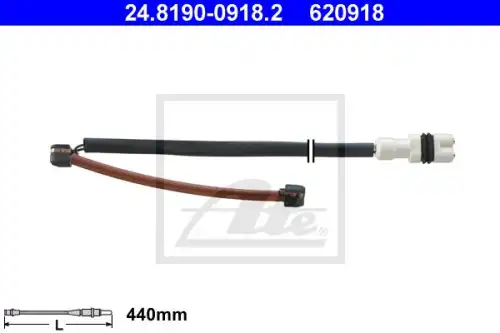 Датчик тормозных колодок ATE 24.8190-0918.2