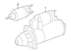 Стартер VAG 02M 911 023 MX