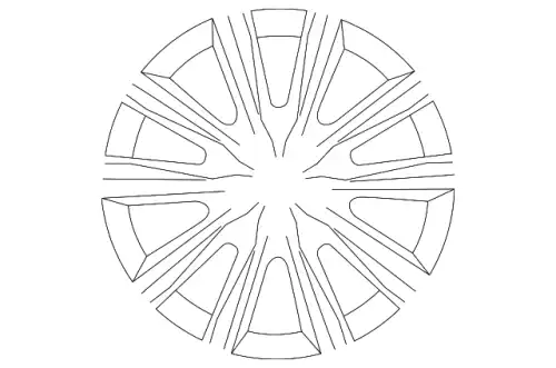 WHEEL,DISC-ALUMI. 9965B57080 MAZDA