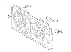 ВЕНТИЛЯТОР РАДИАТОРА ДВИГАТЕЛЯ PYG615025B MAZDA