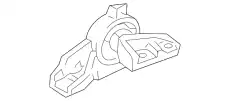 подушка ДВС правая Maz BJ0N3906YD MAZDA