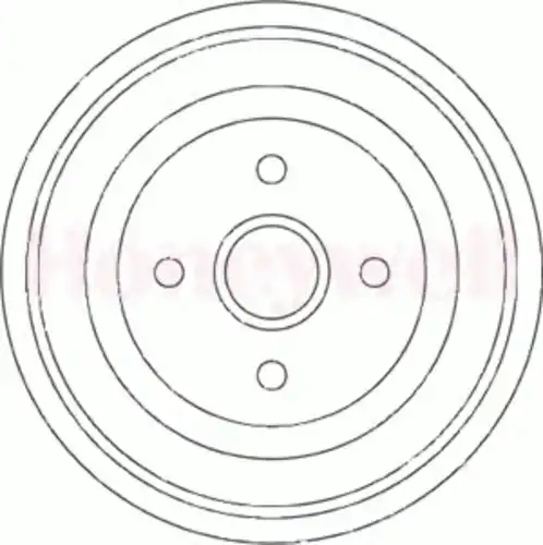 Тормозной барабан BENDIX 329135 B