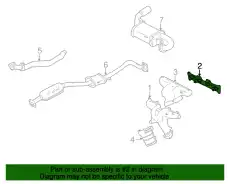 Прокладка коллектора MAZDA BP0513460