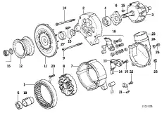 винт ! \BMW 3' E30, E36, 5' E34, 7' E32, 8' E31, Z1 Roadster 12 31 1 727 753